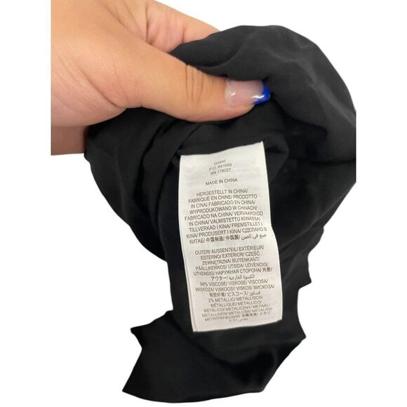 Boden Womens Mini Dress Tie neck UK 12 US 8 Black Floral Tropic charm D0440 NWT - Picture 8 of 12